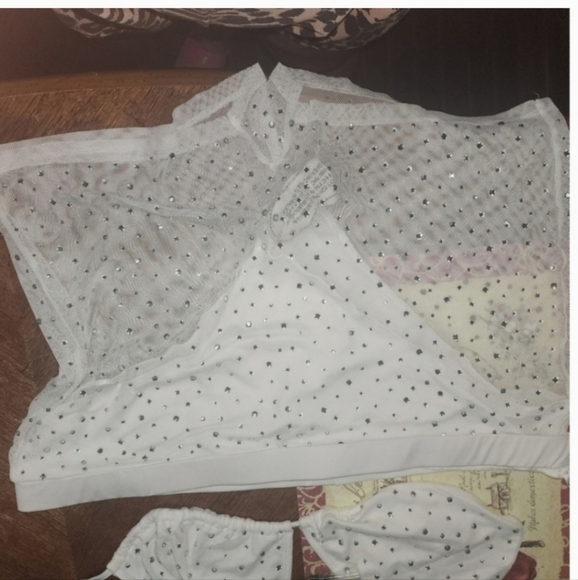 NWT FASHION NOVA 3X DIAMOND STUDDED BIKINI - Picture 3 of 3